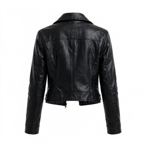 HIGH QUALITY WOMENS <b>LEATHER</b> <b>BLAZER</b> - Product Image 6