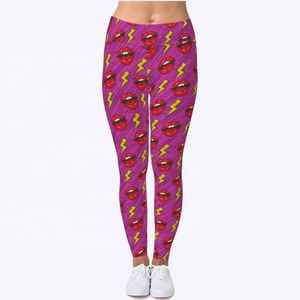 High Quality Women Fitness <b>Leggings</b> Winter Casual <b>Seamless</b> Mid Waist Knee-Length Polyester/Cotton Custom Sizes - Product Image 6