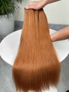 Mèches de cheveux humains bouclés naturels noirs, provenant d'un seul donneur, non-Remy, double trame machine, super double drawn, 100% cheveux vietnamiens - Product Image 3