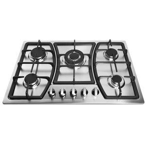 Table de cuisson à gaz encastrable 5 brûleurs haute efficacité, plaque de cuisson à chauffage rapide et économe en énergie pour la maison et l'hôtel - Product Image 3