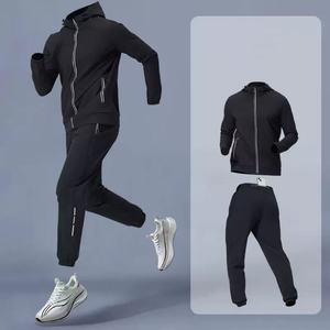 Ensemble de survêtement coupe-vent pour homme à prix de gros – Veste softshell imperméable à manches longues avec col montant - Product Image 4