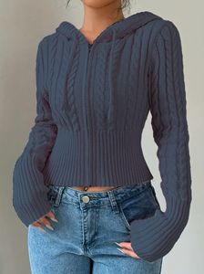 Women's Lime Green <b>Cropped</b> <b>Zip</b>-<b>Up</b> Sweatshirt Oversized Drop-Shoulder Fleece Full Sleeve Stand Collar Autumn Wear - Product Image 3