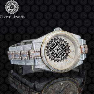 Montre de luxe vintage pour homme Charm Jewells, boîtier en acier inoxydable de 40 mm, cadran en cristal saphir, mouvement mécanique analogique, bracelet de 20 mm - Product Image 6
