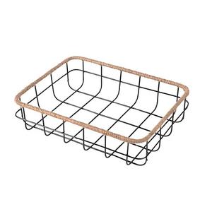 Metal europeo moderno interior Mesa decorativa Metal alambre níquel pulido fruta servir bandeja mesa de centro mesa de comedor alambre - Product Image 4