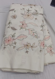 Tela de Algodón Puro con Bordado Floral Hakoba, 75 GSM, 44 Pulgadas de Ancho, Material de Bordado con Ojales para Vestidos de Boutique, 10 Metros - Product Image 3