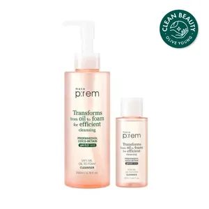 Makeprem Safe Me Limpiador Facial Aceite a Espuma Set Especial 200mL + 50mL - Product Image 1