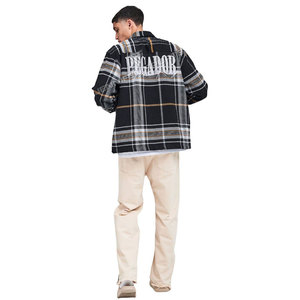 Premium Quality Wholesale Men Flannel <b>Shirt</b> 100% <b>Wool</b> Breathable Eco-Friendly Anti-Wrinkle Long Sleeve Winter Casual Unisex - Product Image 3