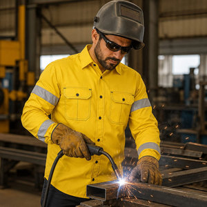 High Quality China Manufacture FRC <b>Shirt</b> Antistatic Workwear FR Work <b>Shirts</b> Wholesale Flame Retardant Clothing - Product Image 6