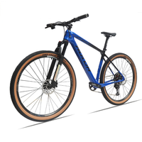 Özel Üretim Premium Erkek Yarış Kros 29 İnç Karbon Fiber Kadrolu Geçmeli Akslı Ön Süspansiyonlu Hardtail Dağ Bisikleti 12 Vitesli