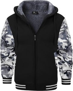 Sweat-shirts personnalisés épais, imperméables, écologiques, coupe ample, en molleton de coton double couche pour hommes - Product Image 2