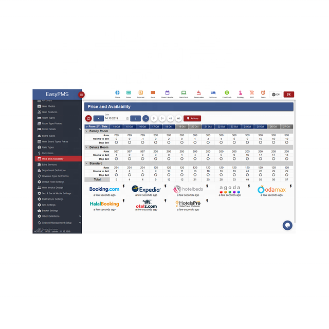 New Tech Made Hotel Management Software With Multi Feature and Customized Designed Available for Sale by Exporters