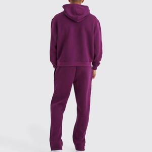 Custom Mens Tracksuit Oversized Hoodie Set Print Logo Blank Plus Size Men's Hoodie Unisex 100% Cotton Jogging Sweatsuit for Men - Product Image 2