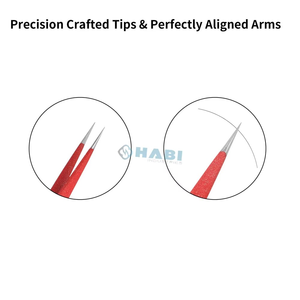 Pinzas de Precisión Antiestáticas de Acero Inoxidable Personalizables del Fabricante Directo para Extensión de Pestañas y Manicura - Product Image 5