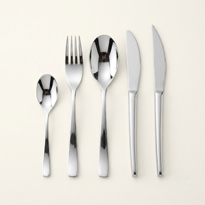 Ensemble de couverts en acier inoxydable de qualité supérieure, finition miroir, pour la maison, l'hôtel, le restaurant, au meilleur prix - Product Image 2