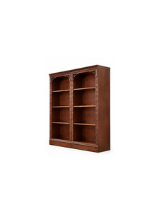 Librería de Madera de Diseño Europeo con 4 Estantes, Mueble de Oficina para el Hogar, Diseño Antiguo, Duradero - Product Image 3