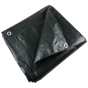 Bâche bleue tissée de poids moyen, résistante à l'eau, anti-UV, sur mesure, écologique, coupe-vent, unie, pour usage extérieur - Product Image 6
