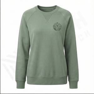 2025 nuevo suéter de mujer primavera y otoño de manga larga de cintura alta personalizado cuello redondo Sudadera con capucha sudadera de algodón de marca - Product Image 2
