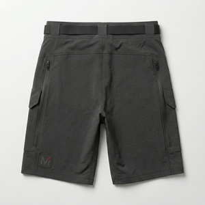 Shorts décontractés pour hommes de haute qualité, coupe régulière, taille élastique, mode urbaine estivale, collection Maluza Industries, séchage rapide, respirant - Product Image 2