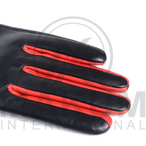 Gants d'hiver en cuir imperméables, chauffants, personnalisés, unisexes - Product Image 2