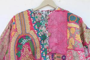 Veste Rose Manteau Femme Veste Bohème Veste Traditionnelle Pour Femmes - Product Image 2