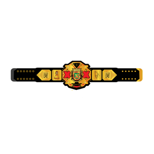 Custom Wrestling Championship Belt with Gold Plate - High Quality Durable Ideal for Events Collectors and Fans - Product Image 6