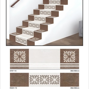 Vistaar Finition mate 1000x300mm Crema Marfil Marbre Porcelaine Glacée Marge Carreaux pour Escaliers - Product Image 1