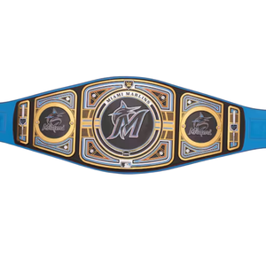 Cinturón de Campeonato de los Miami Marlins, Cinturón de Lucha Libre Personalizable de Alta Calidad, Cinturón Deportivo Coleccionable para Fanáticos - Product Image 5