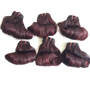 Paquets de cheveux gonflables de luxe de la meilleure qualité Extensions de cheveux humains vierges non traités à double tirage 100% - Product Image 5