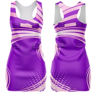 Robe-jupe de sport pour femmes adultes, tennis et netball, séchage rapide, respirante, sans manches, tenue d'équipe personnalisable, kit de club en polyester - Product Image 4