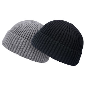 Gorro de Pescador Corto de Moda, Gorro de Invierno para Adultos, Gorro Tipo Beanie, Logotipo Personalizado Disponible, Sombreros y Gorras, Gorros - Product Image 2