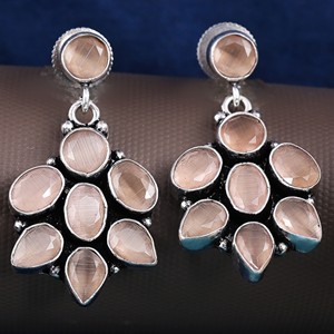 Proveedor Confiable de Pendientes Colgantes de Plata Oxidada con Cristales Bohemios, Accesorios de Moda al por Mayor, Fabricante Directo de Fábrica - Product Image 5