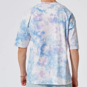 Ensemble de t-shirts personnalisés 100% coton, impression graphique, tissu épais, effet délavé à l'acide, style vintage, coupe ample pour homme - Product Image 6