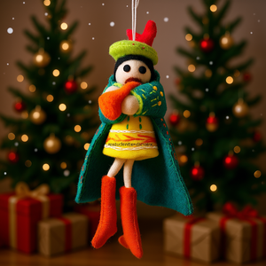 Poupée de Noël, figurine et jouet festifs pour les célébrations - Product Image 3