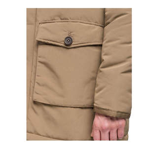 Chaqueta de Invierno para Hombre, Cortavientos, con Capucha de Piel, Forro de Sherpa, Cierre de Cremallera y Botones - Product Image 5