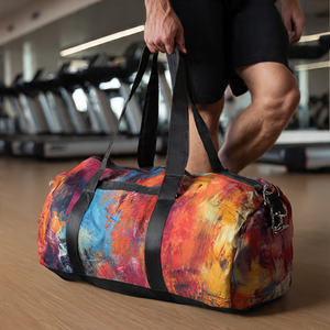 Sacs de sport sublimés pour la gym, sacs de sport imprimés pour l'entraînement et le fitness, sacs de sport imprimés à double sangle, fabricants de sacs de sport imprimés - Product Image 6