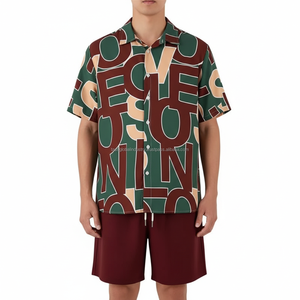 Ensemble deux pièces pour homme, été, respirant, sur mesure, OEM, vente en gros - Product Image 1