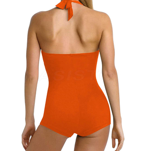 2026 OEM Women's One Swimsuits Swim Brief Digital Print High Waist Eco-Friendly Quick Dry Spandex/Polyester ODM Breathable Front - Product Image 2