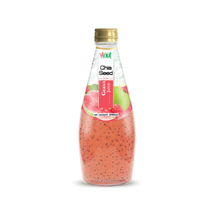 Bebida de Guayaba con Semillas de Chía de 290 ml, Sin Azúcar, Fabricante de Bebidas de Marca Privada OEM ODM - Product Image 1