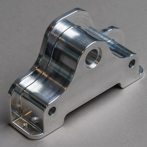 CNC Machined <b>Mounting</b> Bracket / Bearing Support Bracket (also called Shaft Support <b>Block</b> or Housing Bracket) - Product Image 1