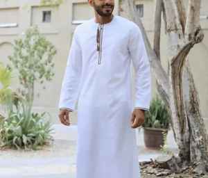 Jubba Islámica Moderna de Estilo Qatarí, Ropa Casual para Hombre, Thobe Árabe, Traje Tradicional Musulmán, Muy Popular - Product Image 4