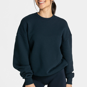 Stylish Women Sweatshirt Drop Shoulder Pullover Arrival Women Sweatshirt in Different Styles Custom logo Sweatshirt for Women - Product Image 1