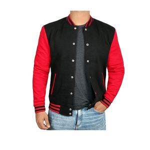 Logo personnalisé bicolore vintage toile de haute qualité veste universitaire pour hommes automne sports d'hiver veste de baseball formelle style designer - Product Image 2