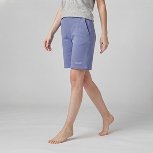 Shorts de sport en coton taille haute pour femme, tricotés, respirants, pour l'été, le yoga, la course à pied, l'entraînement et les loisirs - Product Image 3