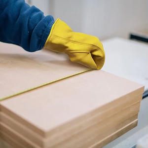 Guantes de Trabajo de Cuero, de Seguridad, de Piel de Vaca, con Doble Palma de Cuero, para Construcción, Jardinería, Conducción, Trabajo Pesado - Product Image 5