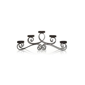 Lanterne porte-bougie artistique en fer, faite à la main, écologique et durable, pour centre de table, éclairage domestique, mariages, Noël - Product Image 1
