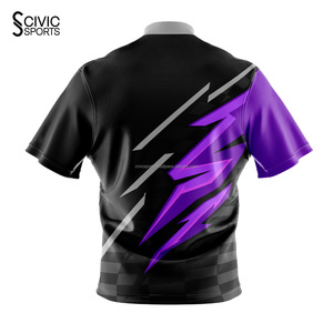 Design Mens Youth <b>Bowling</b> Jerseys Customized <b>Bowling</b> <b>Shirts</b> Sublimation Printing wholesale oem sublimation - Product Image 2