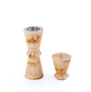 Quemador de Incienso de Resina de Ámbar de Lujo con Madera de Ciprés, Decoración Ecológica para el Hogar con Fragancia Religiosa - Product Image 1