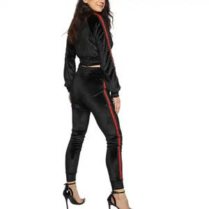 Conjunto Deportivo de Otoño/Invierno, Sudadera y Pantalones de Felpa, Diseño Personalizado, Dos Piezas, Transpirable y Antibacterial - Product Image 6