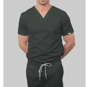 Men's Newstyle Short Sleeve Jogger Sets Uniform High Quality Uniform <b>Scrub</b> Suit Customize Logo Medical Uniforms - Product Image 3