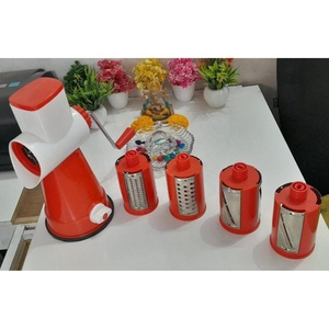 Utensilios de Cocina PARA EL Hogar, Trituradora de Verduras Multifuncional 3 en 1, Cortador de Frutas, Picadora, Rallador de Queso Rotativo, Material ABS - Product Image 6